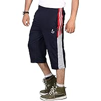 VEGO Mens Cotton Three by Fourth, 3/4, Capri, Three Quarter
