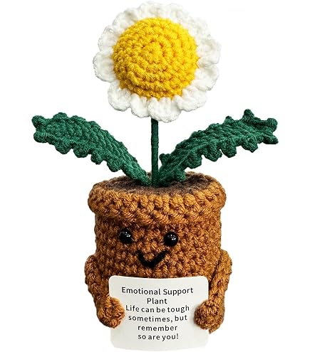 Gossby Tulip Flower Crochet Doll - "Thank You For Helping Me Grow" Gift, Handmade-style Keepsake For Teachers, Friends, Family