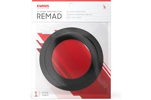 Evans REMAD hålskydd för bas trumma resonanthuvud, 10 cm