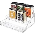 IDesign Küchenregal 3-stöckig - Gewürzregal Durchsichtig 26x23,5x10,2cm