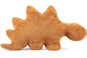 ETAOLINE Dino Nugget Pillow Chicken Nugget Plush Toy Stuffed Animals, Stegosaurus, L