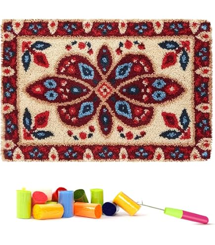 Handarbeit Set DIY Knüpfkissen 43x43cm - Westie Hu Produktbild-Vorschau 6