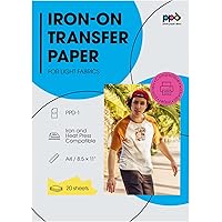 HERMA Transferpapier voor donker textiel, A4 inkjet strijkpapier om te