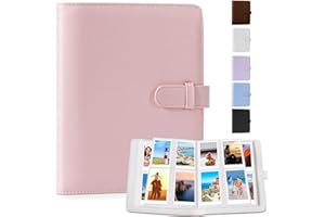 DUNSOO 256 Pockets Instax Mini Album, Polaroid Photo Album, 2 x 3 Inch Photo Fujifilm Mini 12 11 99 40 Film, for Polaroid Snap/PIC-300/SocialMatic Instant & Zip Printers