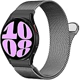 Issinlky No Gap Band kompatibel med Samsung Galaxy Watch 4/4 Classic, Galaxy Watch 5/5 Pro, Galaxy Watch 6/6 Classic, solid r