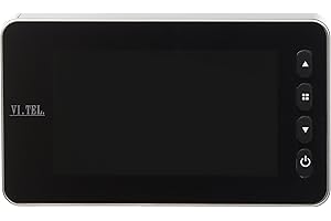 VI.TEL. E0393 12 Spioncino Digitale 4.3" con Sensore di Movimento, Argento