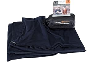 COCOON Travel Blanket - Artículo de Viaje - Merino Wool/Silk Azul 2016 Manta