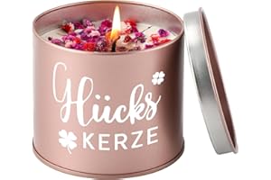 ‎PRSTENLY PRSTENLY Weihnachtsgeschenke für Frauen Geburtstag Frau-Glückskerze-9OZ Duftkerzen Hochzeit Dankeschön Wichtelgeschenke für Kollegen Abschiedsgeschenk Lehrerin, Geschenk für Freundin Mama Oma