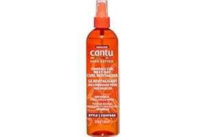 Cantu Soin Revitalisant pour Les Boucles Comeback Curl Next Day, au Beurre de Karité, pour Cheveux Naturels, 355 ml (l’Emballage Peut Varier)