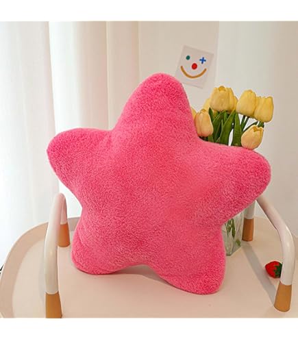 Yhoelata Coussin Coeur Groß, Coussin En Forme De Coeur Rouge, Oreiller Cœur Coussins Décoratif En Peluche, Coussins Décoration Canapé, Deco Chambre Ado Fille, 38x48 Cm