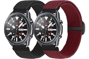 WNIPH 22mm Geflochtene Nylon Armband für Amazfit GTR 4/GTR 3 Pro/GTR 3/GTR 2e/GTR,Garmin Feinx 6/5/7/5 Plus/6 Pro/Forerunner 935/945/955/Instinct 2 Solar,Huawei Watch GT/GT 2e/GT2/GT2 Pro/GT3/GT3 Pro