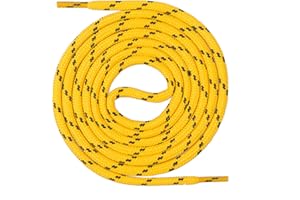 Mount Swiss Sznurowadła okrągłe ø 4,5 mm I sznurowadła klasy premium, odporne na rozerwanie, z wytrzymałego poliestru, do butów trekkingowych, butów roboczych, butów górskich i trekkingowych, długość