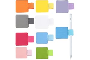 WANTUSHUI 10 Stück Leuchtturm Stiftschlaufe Selbstklebend,Farbe Stifthalter Notizbuch für Buch,Stifthalter Selbstklebend,Stiftschlaufen-Halter Stiftehalter Notizbuch,Leuchtturm Pen Loop