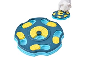 Richolyn Puzzles pour Chiens intelligents - Nourriture pour Chiens Puzzle Feeder Jouets pour la Formation IQ,Traiter Les Distribution avec Tapis à lécher pour Chien, Cadeaux pour Chien, Chat