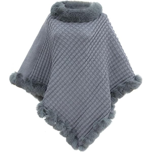 HANXIULIN Sciarpa da donna calda loop sciarpa avvolgente classica poncho vintage panno invernale con bottone da donna, verde, Taglia unica