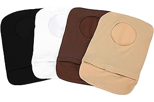 LAPLUIE 4Pcs Stoma Bag Covers, High Resilience Lightweight Colostomy Bags Cover, for Round Opening Colostomy Medical Bag