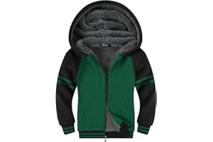 LLdress Fleecejacke Jungen Kapuzenpullover Mit Zipper Kinder Hoodie JungnsWarm Kapuzenjacke Causal Winter Ourdoor Sweatjacke Mit Fleecefutter Hooded Jacken für Jungen
