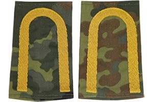 baum-m gmbh Rangschlaufen für Schulterklappen Marine flecktarn mit goldenem Stick