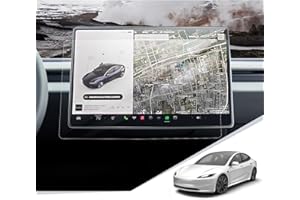 GIUD [2 Piezas] Tesla Model 3 Highland 2024 Protector de Pantalla para Navegación, Dureza 9H Resistente HD GPS Protector de Pantalla Tesla Model 3 2024 Accesorios (15 Pulgadas)