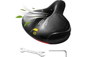 Hmseng sillin Bicicleta Comfort, Sillin Bicicleta Muy Comodo para Bicicleta de Montaña, Carretera, Urbana,