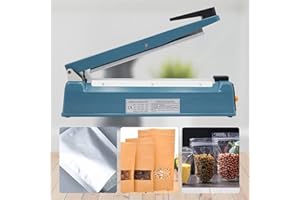 MOGOULUA Termoselladora, Sellador de calor, soldador, dispositivo de sellado, control de temperatura, sellador de alimentos, bolsas de plástico para bolsas de polipropileno y PE (400 mm)