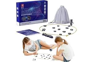 KLLJ Pions D'échecs Magnétiques,Échiquier Portable,D'échecs magnétique pour Enfants,Jeu D'échecs Magnétique,Jeu d'échecs Portable,Magnetic Chess Game,pour Réunions Famille Et Voyages