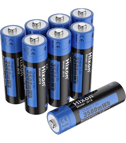 Pallus Wiederaufladbare AA Lithium Akkus – 4 Stück Mit Ladegerät, 3000 MWh, 1600 Ladezyklen, 2-Stunden-Schnellladung