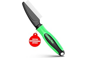 ‎GOLDEN PETS NEU! Golden Pets Flohkamm mit rotierenden Zinken I Entfernt Flöhe bei Hunde & Katzen I Läusekamm, Staubkamm, Haustierkamm, Zeckenbürste + E-Book Pflegehandbuch