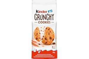 Kinder Crunchy Cookies, galletas con chispas de chocolate Kinder de 136g