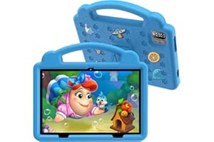 VASOUN Kids Tablet 10 Inch, Android 12 Tablet 3GB RAM 64GB Storage,Tablet for Kids with Time Limits, Age Filters, and More with Parental Controls,Google Playstore YouTube Netflix for Boys Girls (Blue)