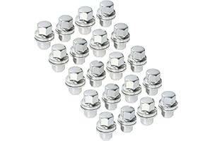 UENOPEDIN MJ RRD500290 - Tuercas de rueda de aleación de acero, compatibles con Land Rover Sport 2005-2013, Discovery LR3 LR4 2004-2014, Range Rover L322 2006-2012, 20 piezas para LR068126