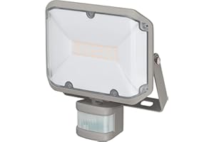 Brennenstuhl LED Strahler AL 2050 mit PIR (20W, 2080lm, 3000K, IP44, LED Fluter zur Wandmontage mit Bewegungsmelder)