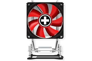 ‎XILENCE Xilence I402 Intel Tower CPU Luft Kühler, LGA 1150/1151/1155/1156/1700/1200, 130W TDP, leiser 92mm PWM Lüfter, einfache Montage, für moderate Kühlanforderungen im Office, Home und Gaming, silber