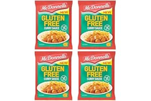 MCDONNELLS Mc Donnells Gluten Free Curry Sauce 4 x 50G Sachets