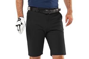 33,000ft Men's Golf Shorts UPF 50+ Stretch Shorts 10 Inch Bermuda Shorts Dry Fit Causal Shorts Work Shorts for Golf Work