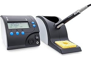 ERSA RDS80 Digital Lötstation 80W Leistung mit einstellbarer Temperatur 150 – 450 °C inkl. Lötspitze 2,2mm meißelförmig ERSADUR und Standby/Schlaffunktion
