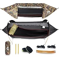 Night Cat Flat Lay Hammock Tent With Hammock Underquilt For 1 Person