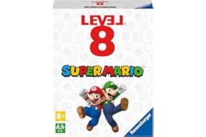 Ravensburger - Super Mario Level 8 | Giochi Di Carte Per Bambini +8 Anni | Gioco Super Mario Per Tutta La Famiglia | 2-6 Giocatori | Giochi Di Carte Per Bambini