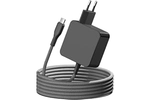 HKY Cargador Rápido USB C 65W para dji Avata, dji Neo Drone, dji Mini 4K, Mini 4 Pro, dji Mavic 3 Pro Cine, Mavic 3 Classic, Air 3 Fly, RC 2, Avata 2, Goggles 2 Adaptador de Corriente Portátil Tipo C