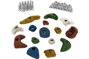 ALPIDEX 15 Prises d'escalade y Compris Le matériel de Fixation