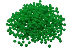 PATIKIL Pompoms for Crafts, 0.4 inches/1 cm, Pack of 500 Small Pom Pom Makers, Fluffy Felt Balls, Pastel Craft Pompoms for Craft Accessories, Art, DIY, Creative Crafts, Light Green
