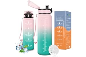Vikaster Botella agua, Botella 500ml, sin BPA,