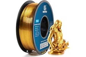 ‎GEEETECH GEEETECH PLA Filament 1,75mm Silk Gold, 3D Drucker Filament PLA 1kg Spool