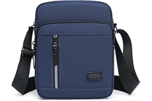 VOLOGLE Borsello Uomo Tracolla, Borsa Tracolla Casuale da Uomo, Borsa a Spalla da Uomo di Grande Capacità, Borse Messenger Impermeabile, Borselli Multitasche per Lavoro Viaggio Quotidiano