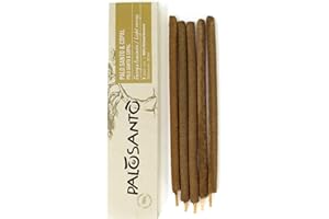 PALOSANTO - Bastoncini di Incenso Naturale Palo Santo e Copal - Incenso Bastoncini Realizzati a Mano in Perù - Aroma Dolce per Purificazioni Intense - 5 Stick