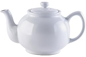 Price & Kensington - Teekanne mit Deckel - klassische englische Teekanne - Weiß, 6 Tassen