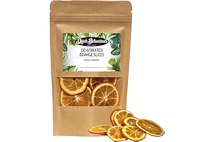 DRINK BOTANICALS IRELAND Dehydrated Dried Orange Slices Wheels | Approx 17+ Slices | 100% Natural | Sugar Free | Gluten Free | Dehydrated Orange Wheels for Cocktails, Garnishes, Deserts | Fruit Slice | 1.76 OZ | 50 Grams