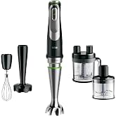 Braun MultiQuick 9 - Minipimer de 1200W Procesador XL Negro | Batidora de Mano, Active PowerDrive, ACTIVEBlade Tech, Adv. Sma