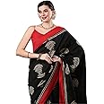 AKHILAM Women's Abstract Bhagalpuri Silk Solid Saree With Unstitched Blouse Piece (22WOM22901_Parent)