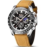 LIGE Orologio Uomo Cronografo Analogico Movimento al